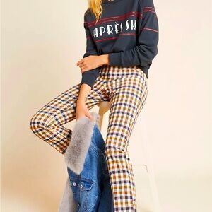 Anthropologie: The Essential Skinny Kick Flare Corduroy Pants Size 2